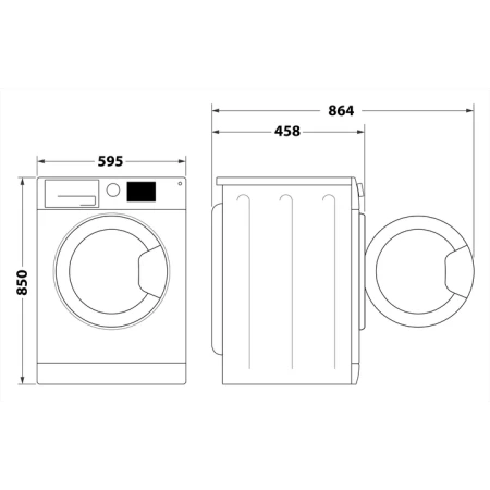 Пральна машина Whirlpool (WRBSS 6239 W UA)