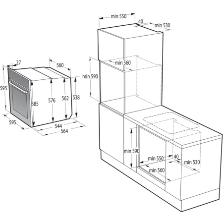 Духовка Gorenje (BOP6737E02BK)