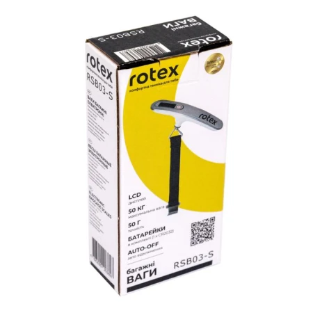 Кухонные весы Rotex (RSB 03-S)