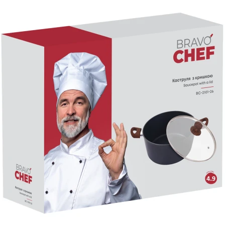 Кастрюля Bravo Chef (BC-2101-26)