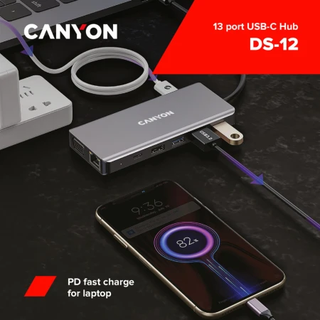 USB-хаб Canyon (CNS-TDS12)