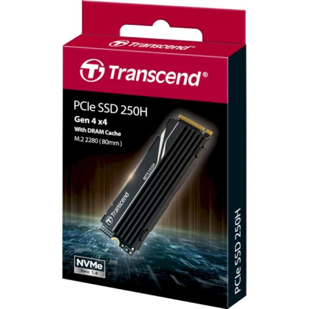 SSD диск Transcend 1ТБ PCI Express 4.0 x4x М.2 2280 3D TLC (TS1TMTE250H)