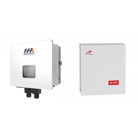 Резервний комплект живлення MEGAREVO (R8KL1D-G2/BAT-5KWH-51.2V)