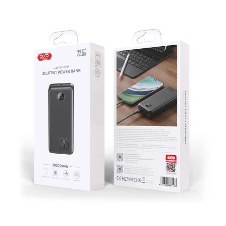 Повербанк XO (PR239 Black)