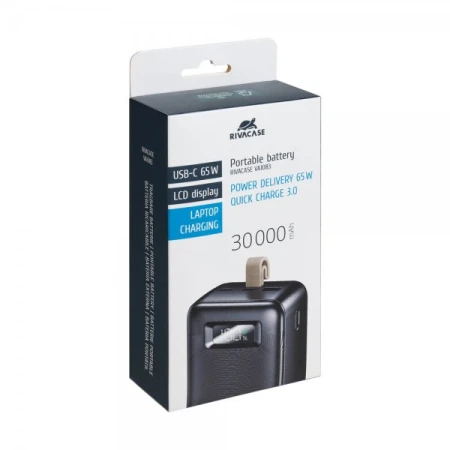 Повербанк RIVACASE (RIVAPOWER VA1083 (Black))