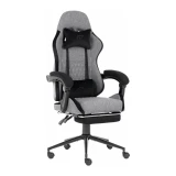 Ігрове крісло GT Racer (X-2324 Fabric Gray/Black Suede)