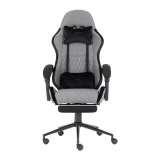 Ігрове крісло GT Racer (X-2324 Fabric Gray/Black Suede)