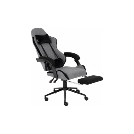 Ігрове крісло GT Racer (X-2324 Fabric Gray/Black Suede)