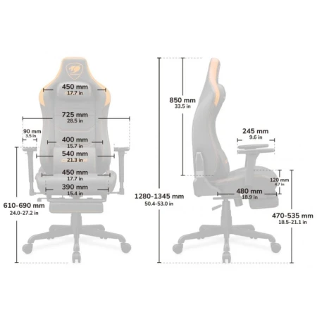 Игровое кресло Cougar (ARMOR EVO S)