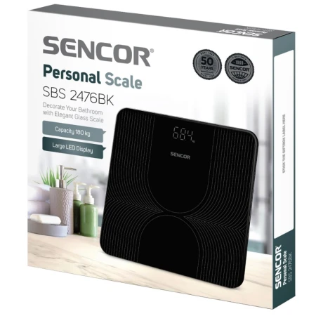 Весы напольные Sencor (SBS 2476BK)