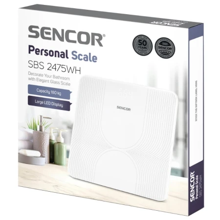 Весы напольные Sencor (SBS 2475WH)