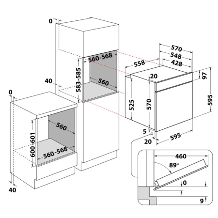 Духовка Whirlpool (OMSK58CU1B)