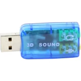 Звуковая карта Dynamode (USB-SOUNDCARD2.0 blue)