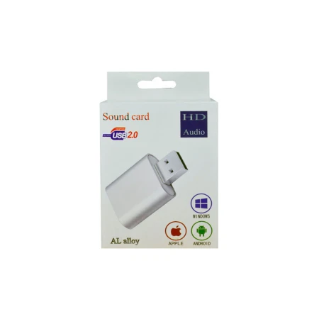 Звукова карта Dynamode (USB-SOUND7-ALU black)