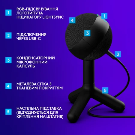 Мікрофон Logitech (988-000551)