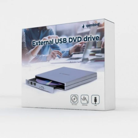 Оптичний привід Gembird (DVD-USB-02-SV)