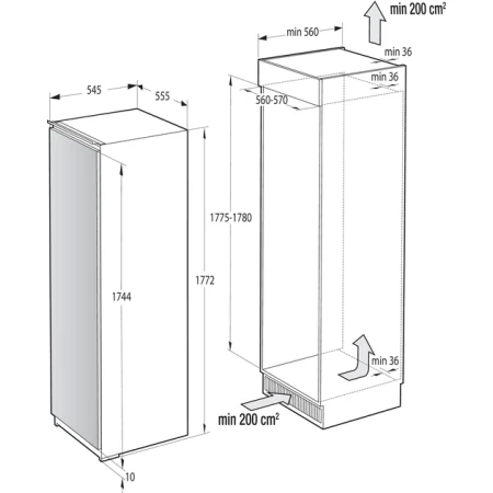 Морозильная камера Gorenje (FNI518EA1)