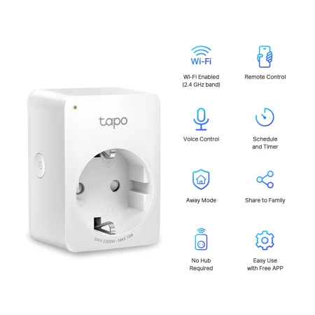 Умная розетка TP-Link (TAPO-P100-2-PACK)