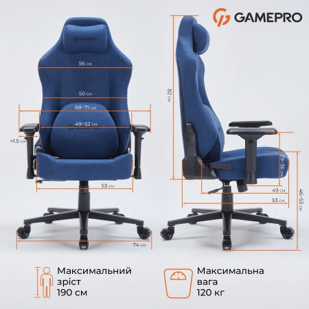 Игровое кресло GamePro (FGC750DB)