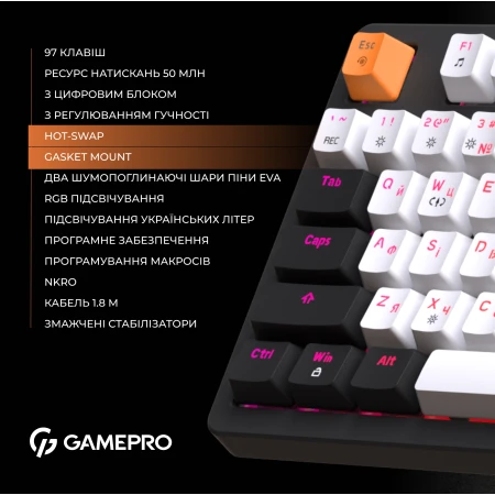 Клавиатура GamePro (MK170B)
