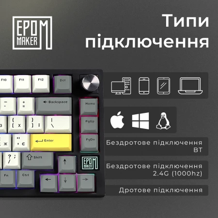 Клавиатура Epomaker (TH80-SE-B-BV2)