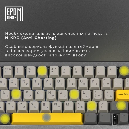Клавиатура Epomaker (EK68-B-BV2)