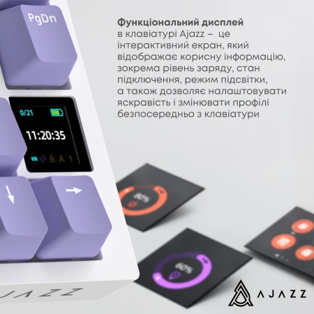 Клавиатура Ajazz (AK820PRO-FF-PWB)