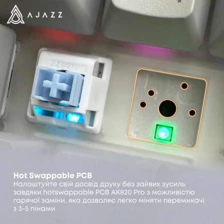 Клавиатура Ajazz (AK820PRO-FF-BGY)