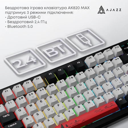 Клавиатура Ajazz (AK820MAX-AS-BG)