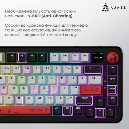 Клавиатура Ajazz (AK820MAX-AS-BG)