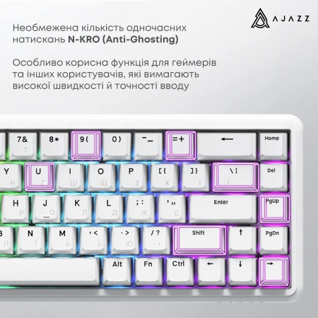Клавиатура Ajazz (AK680-WM-W-A)