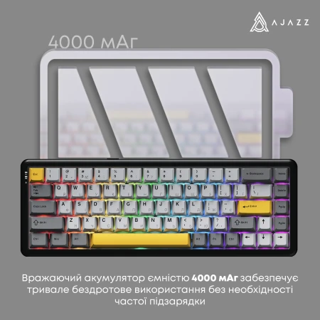 Клавиатура Ajazz (AK680-M-BGY-A)