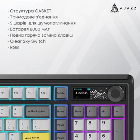 Клавиатура Ajazz (AK980-CS-BGY)