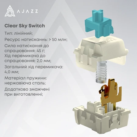 Клавиатура Ajazz (AK980-CS-BGY)