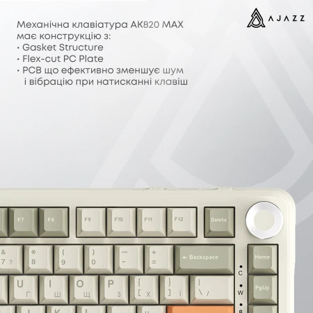 Клавиатура Ajazz (AK820MAX-FF-R)