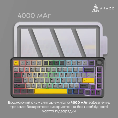 Мышь Ajazz (AK820MAX-DD-BGY)