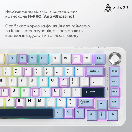 Мышь Ajazz (AK820MAX-DD-BWD)