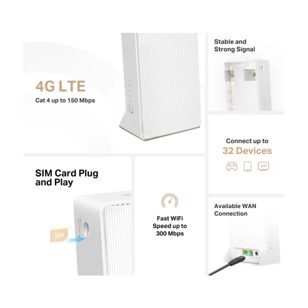 Беспроводной маршрутизатор Mercusys (MB110-4G)