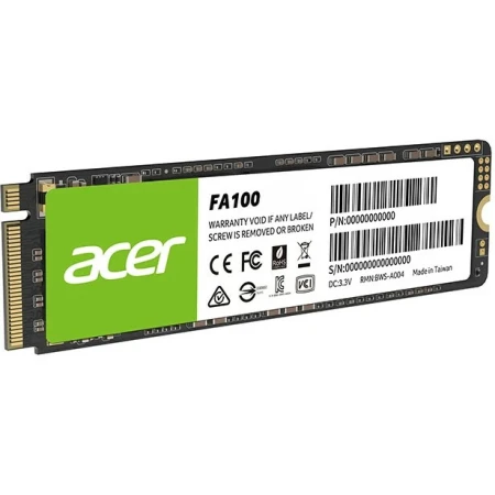 SSD диск Acer FA100 1ТБ PCIe 3.0 x4 М.2 2280 3D TLC (BL.9BWWA.120)