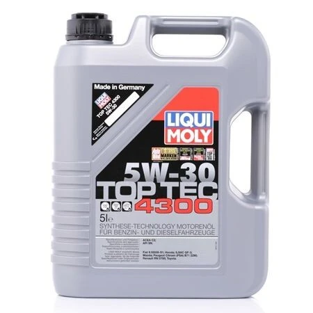 Моторна олива Liqui Moly Top Tec 4300 синтетичне 5W-30 5л (2324)