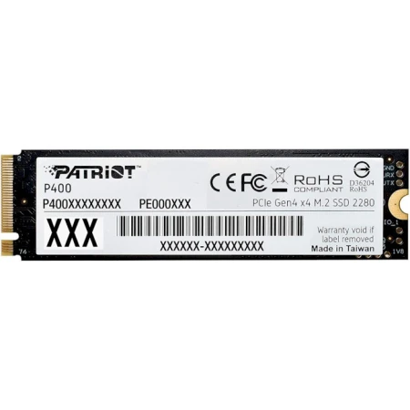 SSD диск Patriot P400 1ТБ PCIe 4.0 x4 M.2 2280 3D NAND TLC (P400P1TBM28H)