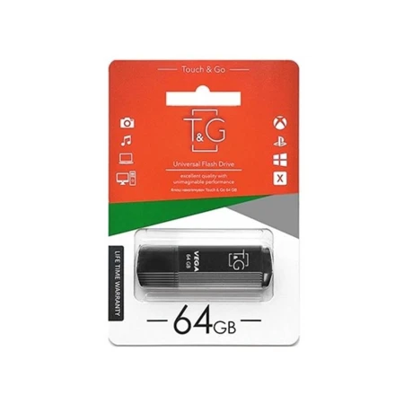 Флеш пам'ять USB T&G 121 Vega series 64ГБ USB 3.0 (TG121-64GB3BK)