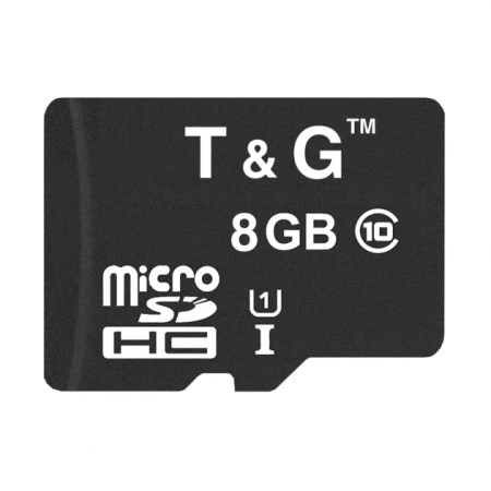 Карта пам'яті T&G microSD 8 ГБ (TG-8GBSD10U1-00)