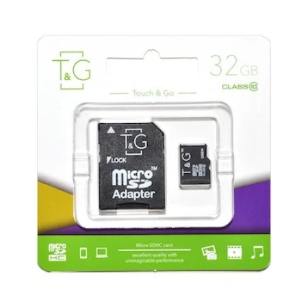 Карта памяти T&G microSD 32 ГБ (TG-32GBSD10U1-01)