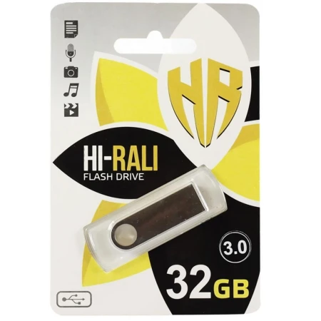 Флеш память USB Hi-Rali 32ГБ USB 3.0 (HI-32GB3SHSL)
