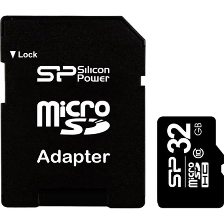 Карта памяти Silicon Power microSD 32 ГБ (SP032GBSTH010V10SP)