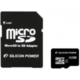 Карта пам'яті Silicon Power microSD 16 ГБ (SP016GBSTH010V10SP)