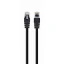 Патч корд Cablexpert UTP Cat. 5e 1 м PVC Чорний (PP12-1M/BK)