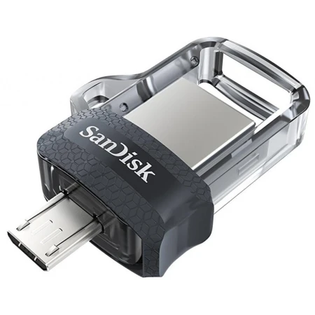 Флеш память USB SanDisk Ultra Dual Drive 256ГБ microUSB USB 3.2 (SDDD3-256G-G46)