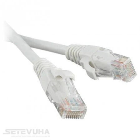 Патч-корд Ultra UTP Cat. 5e 5 м PVC Белый (UC55-0500)